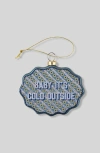 Furbish Scallop Ornament In Blue