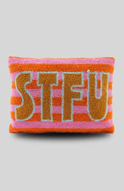 Furbish Stfu Pillow In Orange