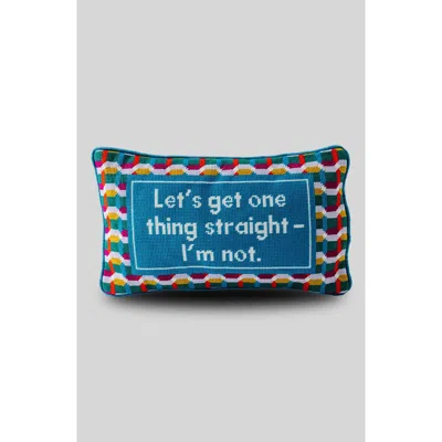 Furbish Straight Needlepoint Pillow