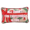 Furbish Studio All I Want Needlepoint Pillow In Multi