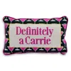Furbish Studio Petite Needlepoint Pillow In Pink