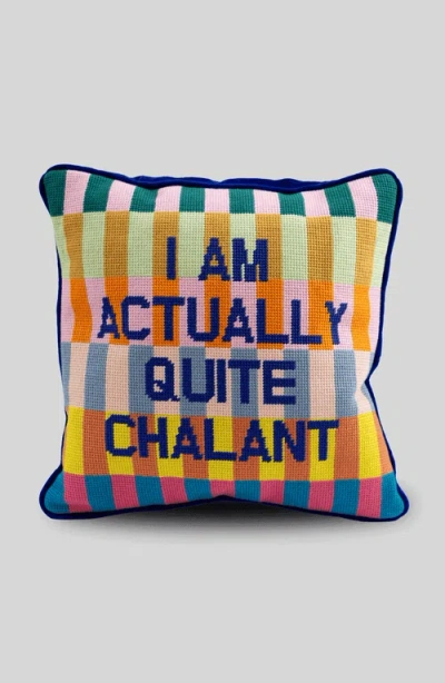 Furbish Studio Chalant Needlepoint Pillow In Multi