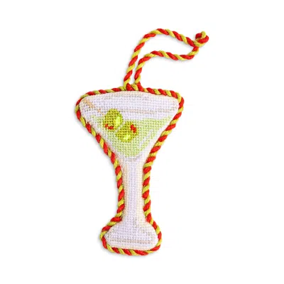 Furbish Studio Dirty Martini Needlepoint Ornament In Multi