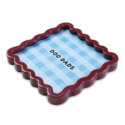 Furbish Studio Doodads Tray In Burgundy