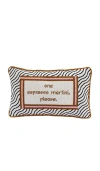 Furbish Studio Espresso Martini Needlepoint Pillow In Multi