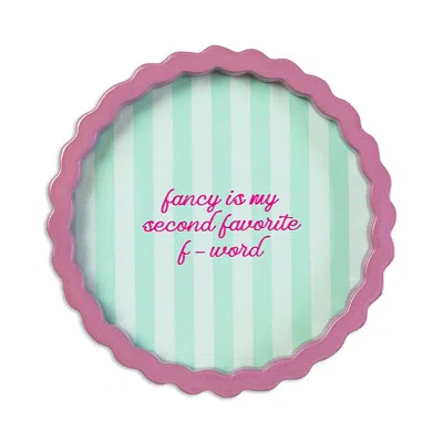 Furbish Studio Fancy Small Tray In Pink