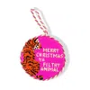 Furbish Studio Filthy Animal Needlepoint Ornament In Multi