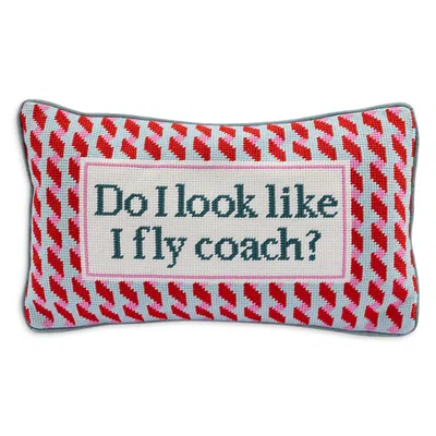 Furbish Studio Fly Coach Needlepoint Pillow, 15 X 9 In Multi