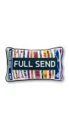 Furbish Studio Full Send Needlepoint Pillow In Multi
