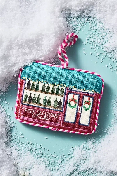 Furbish Studio Furbish Holiday Scene Ornament In Multi
