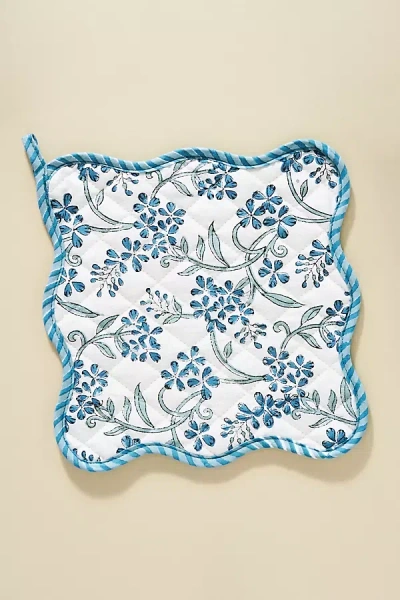 Furbish Studio Henney Pot Holder In Blue