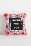 Furbish Studio Holiday Petite Needlepoint Pillow In Pink