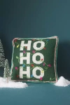 Furbish Studio Holiday Petite Needlepoint Pillow In Green