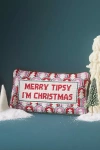 Furbish Studio Holiday Petite Needlepoint Pillow In Multi