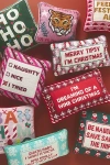 Furbish Studio Holiday Petite Needlepoint Pillow In Multi