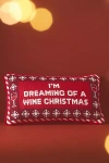 Furbish Studio Holiday Petite Needlepoint Pillow In Red