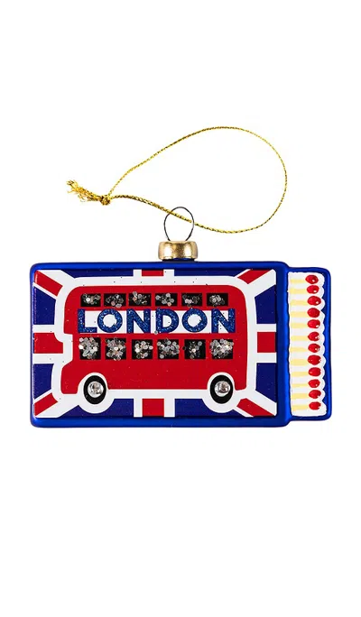 Furbish Studio London Matchbook Ornament In Multi