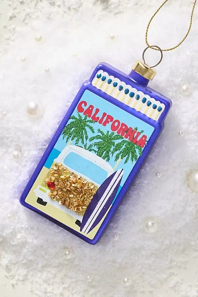 Furbish Studio Matchbook Ornament: California Edition In Multi