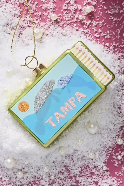 Furbish Studio Matchbook Ornament: Florida Edition In Green