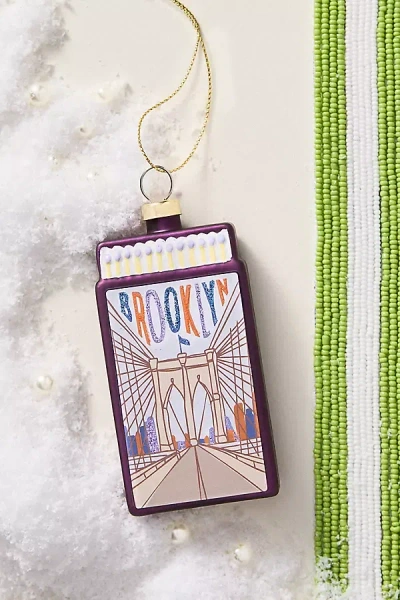 Furbish Studio Matchbook Ornament: Nyc Edition In Multi