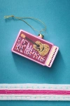 Furbish Studio Matchbook Ornament: South Edition In Pink