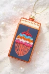 Furbish Studio Matchbook Ornament: South Edition In Brown