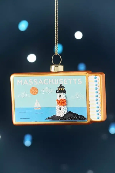 Furbish Studio Matchbook Ornament: State Edition In Multi