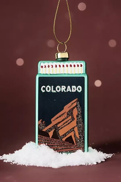 Furbish Studio Matchbook Ornament: State Edition In Multi