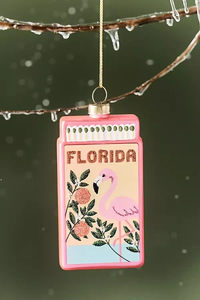 Furbish Studio Matchbook Ornament: State Edition In Multi