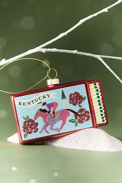 Furbish Studio Matchbook Ornament: State Edition In Multi
