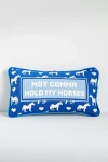 Furbish Studio Mini Needlepoint Pillow In Blue