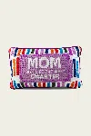 Furbish Studio Mom Rules Needlepoint Pillow