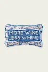 Furbish Studio More Wine Needlepoint Pillow