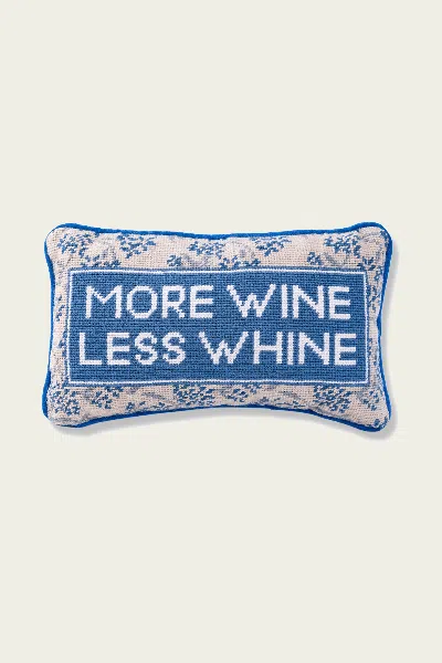 Furbish Studio More Wine Needlepoint Pillow
