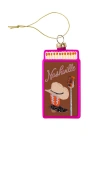 Furbish Studio Nashville Matchbook Ornament In Pink
