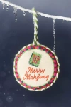 Furbish Studio Needlepoint Ornament In Multi