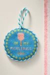 Furbish Studio Needlepoint Ornament In Blue