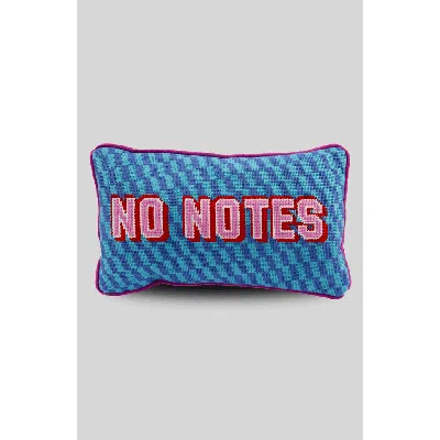 Furbish Studio No Notes Needlepoint Pillow In Multi
