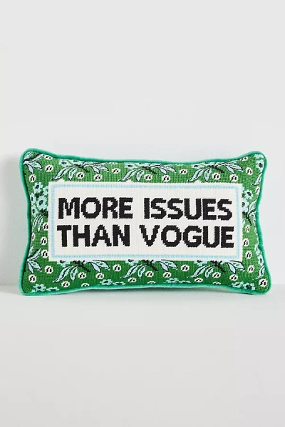 Furbish Studio Petite Needlepoint Pillow