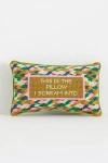 Furbish Studio Petite Needlepoint Pillow In Multi