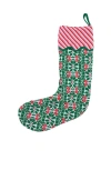 Furbish Studio Pomegranate Stocking In Green