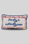 Furbish Studio Pretty Is Needlepoint Pillow In Multi