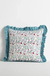 Furbish Studio Ruffle Pillow In Blue