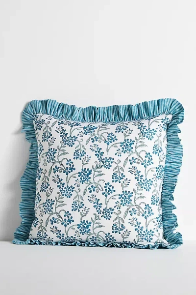 Furbish Studio Ruffle Pillow Cover In Multi