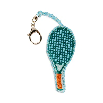 Furbish Studio Tennis Racket Bag Charm In Red