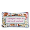 Furbish Studio Therapy Needlepoint Pillow, 15 X 9 In Multi