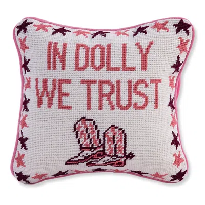 Furbish Studio Trust Dolly Needlepoint Pillow, 11 X 11 In Multi