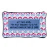 Furbish Studio Furbish Uncomfortable Needlepoint Pillow In Multi