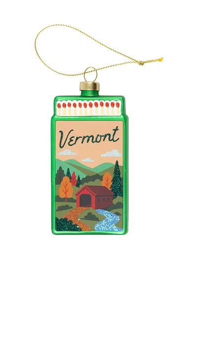 Furbish Studio Vermont Matchbook Ornament In N,a