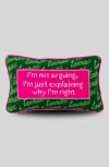Furbish Taurus Needlepoint Pillow In Green